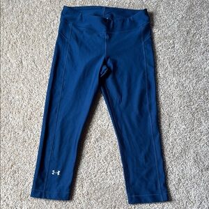 Under Armour women’s cropped Blue Leggings